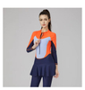 Custom Muslim Long-Sleeved Trousers Dress Style Swimwear Women Surfing Wetsuit Plus Size Swimwear Sun-Proof Dive Skin