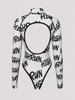 One-Piece Swimsuit with Print Design Spandex/Nylon Material Front Logo Eco-Friendly & Anti-UV Protection