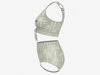 New Style Beach Wear Sublimated Floral Print Front Swimming Suit Breathable Oem Swim Fitness High Quality Conservative 2 Piece