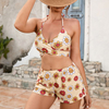 New Style Full Print Sexy Swimwear Two Piece Beach Wear Breathable Bathing Swimsuit for Women at Wholesale 2025