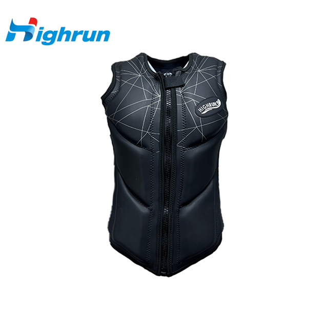 Adult Water Park Fashion Reflective CE Certified Neoprene Life Vest with New Design for Swimming Windsurfing & Paddle Boarding