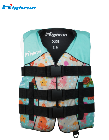 2026 New Trend Personalized Baby Children's CE Certified Reflective 75n Neoprene Life Jacket for Learning Swimming Water Park