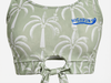 New Style Beach Wear Sublimated Floral Print Front Swimming Suit Breathable Oem Swim Fitness High Quality Conservative 2 Piece