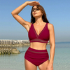 Summer Beach Swimwear Fitness Bodysuit Tummy Control Shaping One Piece Swimsuits for Women Print Front Logo Quick Dry Anti-Uv