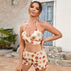 New Style Full Print Sexy Swimwear Two Piece Beach Wear Breathable Bathing Swimsuit for Women at Wholesale 2025